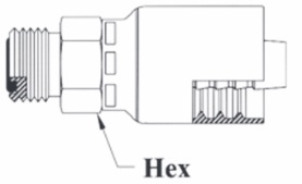 Male O-Ring Face Seal (8)